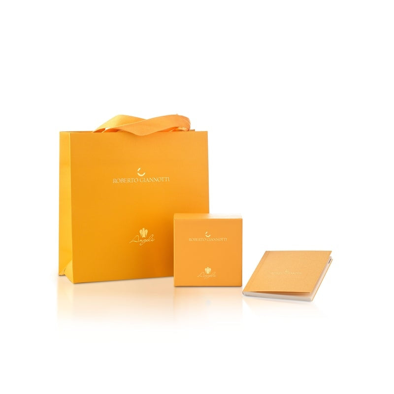 Orecchini Donna Roberto Giannotti Oro 9 KT Punto Luce Diamanti Acquamarina LUXAM02